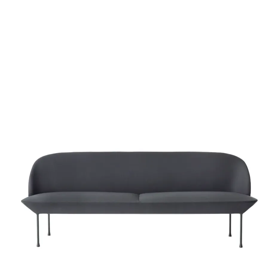 Canapé Oslo 3 places, Steelcut 180-Dark grey