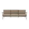 Canapé Settle 3 places, Ribbed Weave 5 Taupe