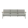 Canapé Settle 3 places, Ribbed Weave 2 Dark green