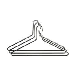 Ceintre Triangel Lot de 3, Chrome