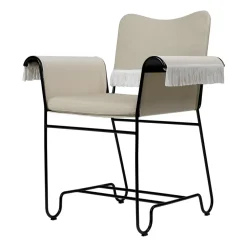 Chaise à accoudoirs Tropique avec franges, Black-Leslie 12