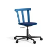 Chaise Alt sur pied pivotant avec assise rembourrée en bouleau, Hallingdal 65-754 blue-bleu mer Baltique 28