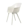 Chaise Bat Dining Outdoor, alabaster white