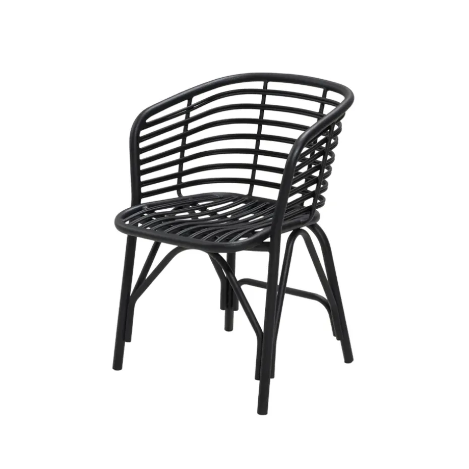Chaise Blend avec accoudoirs, Lava grey