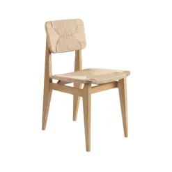 Chaise C-Chair, oak oiled, assise et dossier en osier naturel
