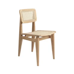 Chaise C-Chair, oak oiled, rotin