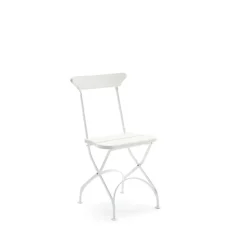 Chaise Classic No.2, Blanc, support blanc