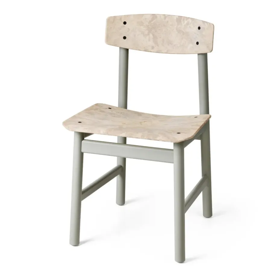Chaise Conscious BM3162, Hêtre gris-bois gris usé