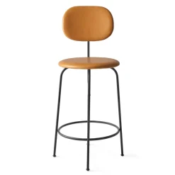 Chaise de bar Afteroom housse en cuir 63,5 cm, Dakar 0250