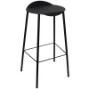 Chaise de bar Flamingo Hippo, Black-anthracite