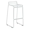 Chaise de bar Hee High 75 cm, Galvanized