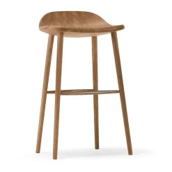 Chaise de bar Miss Holly H78, Chêne huilé naturel