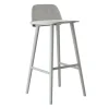 Chaise de bar Nerd 75 cm, Grey