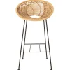 Chaise de bar Yonne rotin, Nature