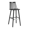 Chaise de bar ZigZag 78 cm, Lasuré noir