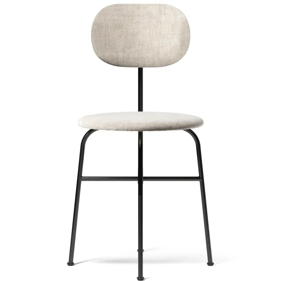 Chaise de table à manger Afteroom pieds noirs housse tissu, Maple 222