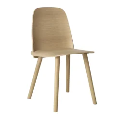 Chaise de table à manger Nerd, chêne