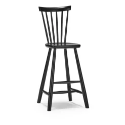Chaise enfant Lilla Åland bouleau 52 cm, Noir