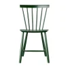 Chaise J46, Beech bottle green painted