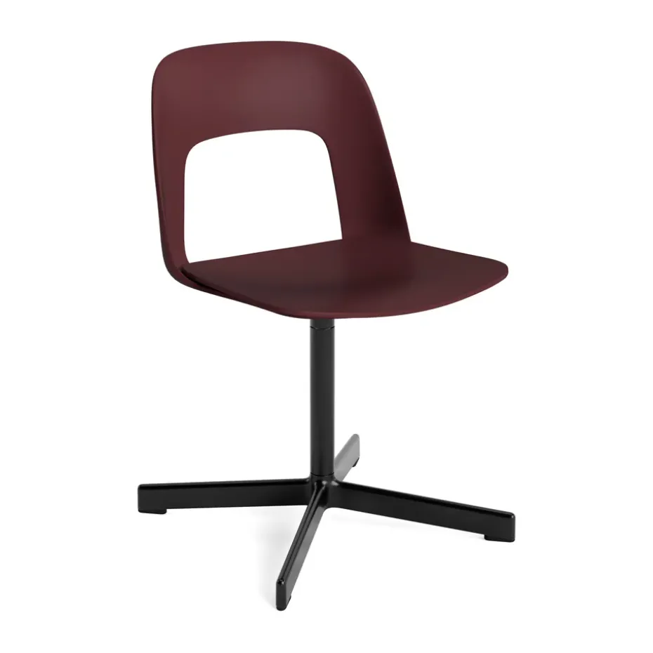 Chaise Layout Chair 131, Bordeaux-black
