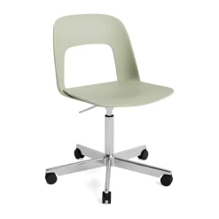Chaise Layout Chair 141, Bottle green-aluminium poli