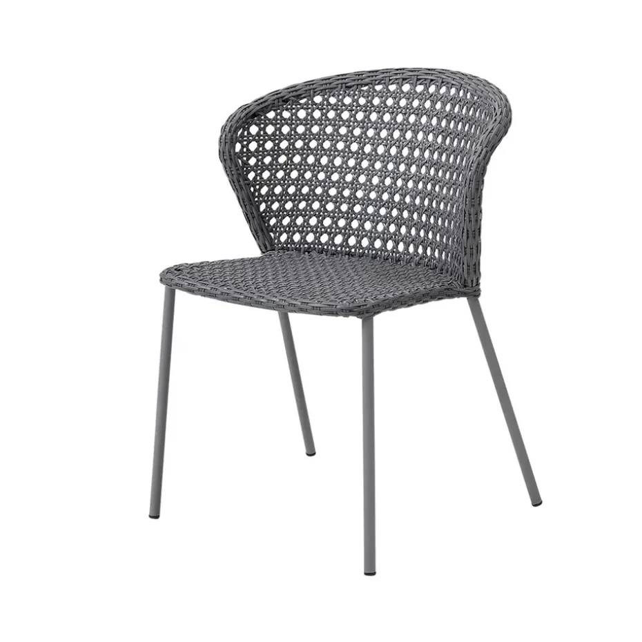 Chaise Lean, Light grey, Cane-Line french weave