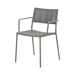 Chaise Less avec accoudoirs, Light grey