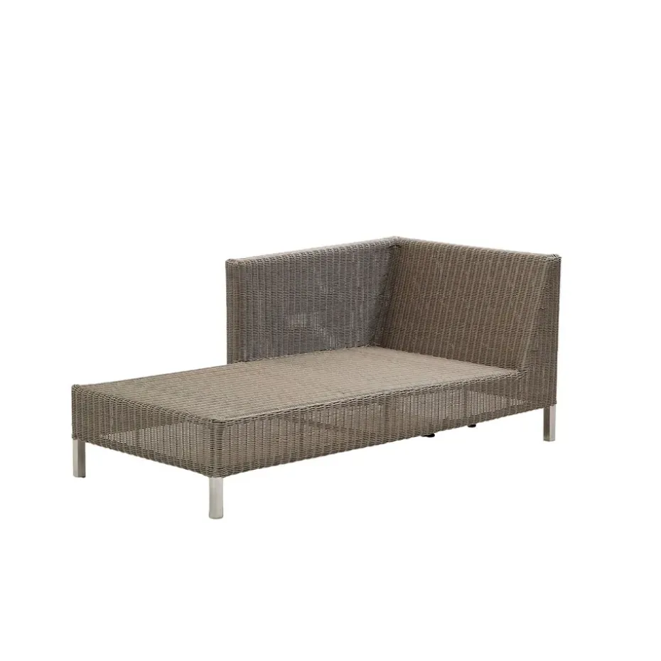 Chaise longue Connect, Taupe, droite