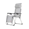 Chaise longue Movida, Textaline grey-support en aluminium