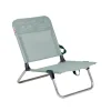 Chaise longue Quick, Sage green-support en aluminium