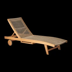 Chaise longue Sandvik, Teck