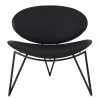 Chaise longue Semper, Noir-noir
