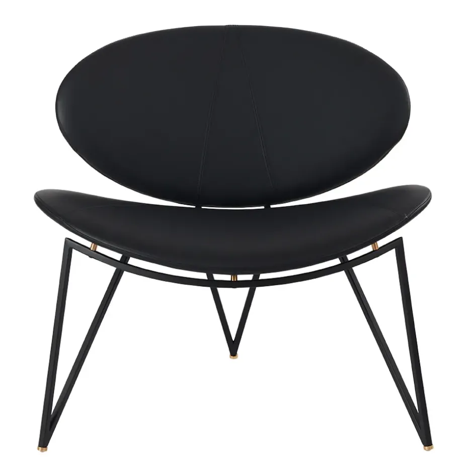 Chaise longue Semper, Noir-noir