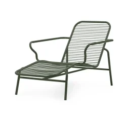 Chaise longue Vig, Green