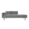 Chaise longue Wind, drizzle (gris)