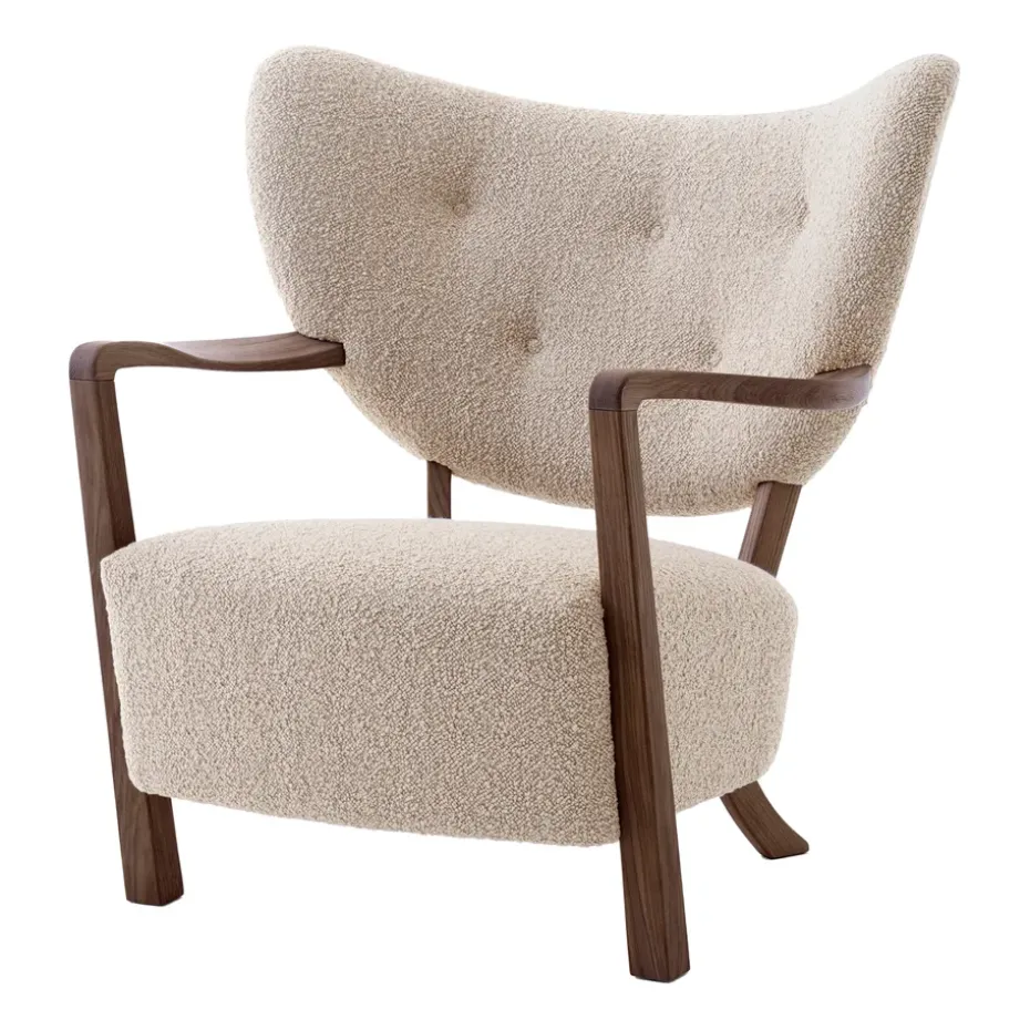 Chaise longue Wulff ATD2 fauteuil, Noyer huilé-Karakorum