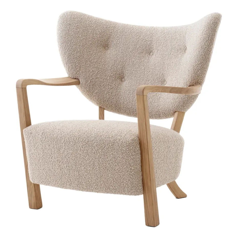 Chaise longue Wulff ATD2 fauteuil, Chêne huilé-Karakorum