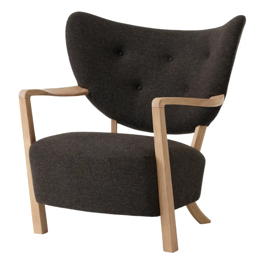 Chaise longue Wulff ATD2 fauteuil, Chêne huilé-Hallingdal