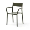 Chaise May Armchair Outdoor, Dark Green