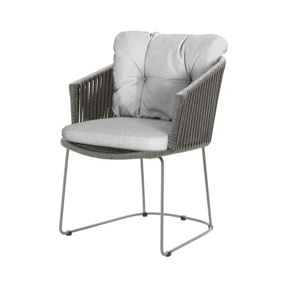 Chaise Moments, Cane-Line Natté dark grey-Cane-Line soft rope