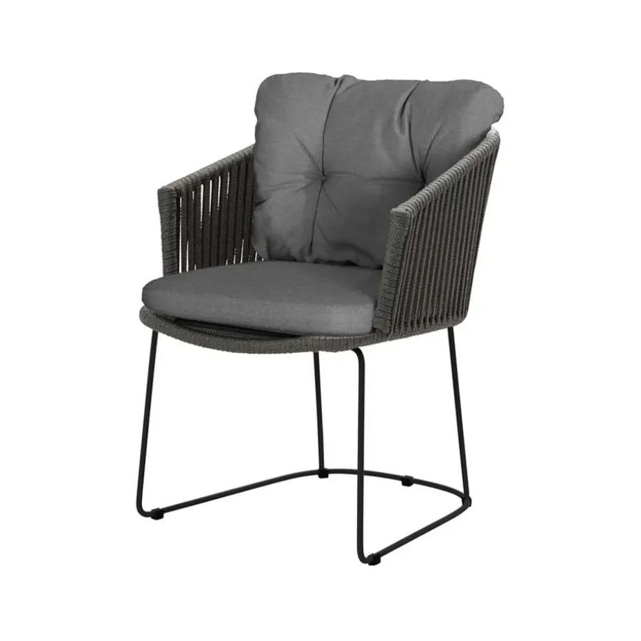 Chaise Moments, Cane-line natté grey, cane-line soft rope