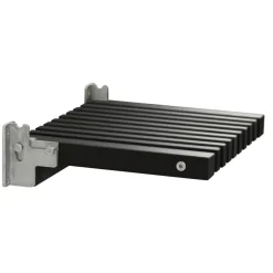 Chaise murale Cutter, chêne laqué noir
