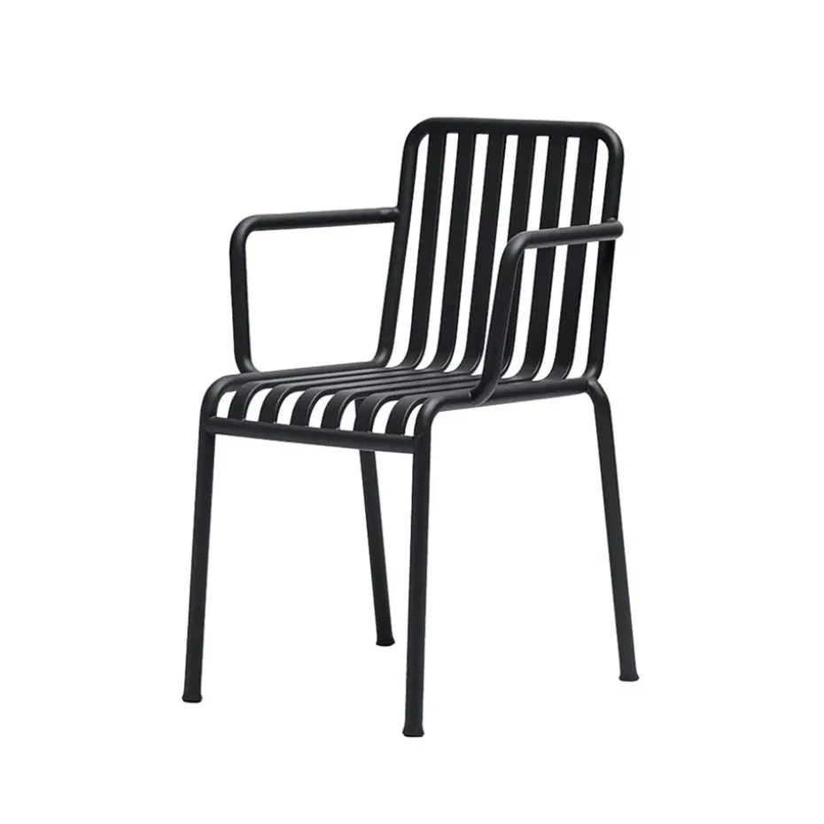 Chaise Palissade avec accoudoirs, Anthracite