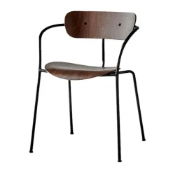 Chaise Pavilion AV2, noyer laqué