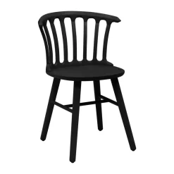 Chaise San Marco, Frêne lasuré noir