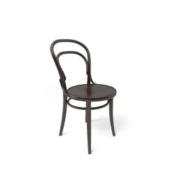 Chaise Ton no.14, Coffee B4-New Assise en placage