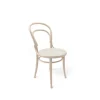 Chaise Ton no.14, Hêtre laqué transparent-New Assise en rotin