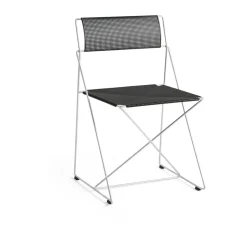 Chaise X-Line Indoor Outdoor, Black-hot galvanisé