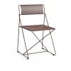 Chaise X-Line Indoor Outdoor, Iron red