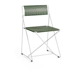 Chaise X-Line Indoor Outdoor, Autumn green-hot galvanised